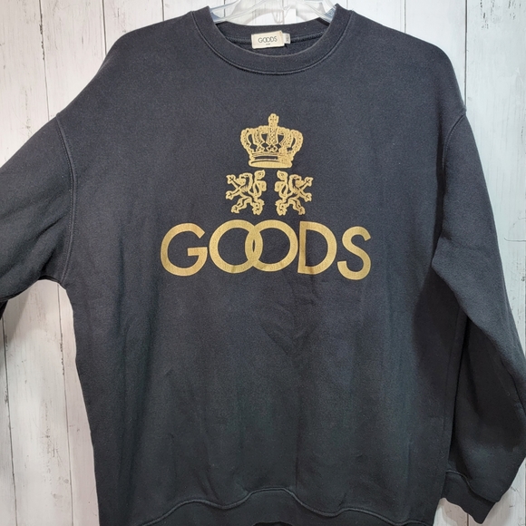 MM III Goods Men's Black Heavyweight Crewneck Sweatshirt Cotton Blend Size XL. - Picture 4 of 6